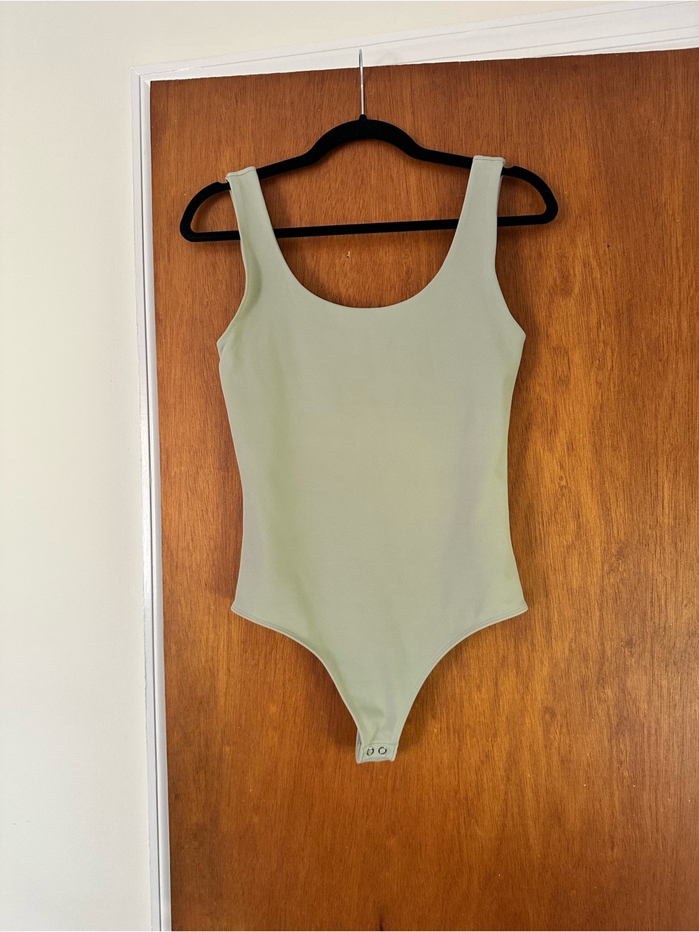 Express Scoop Neck Bodysuit in Sage